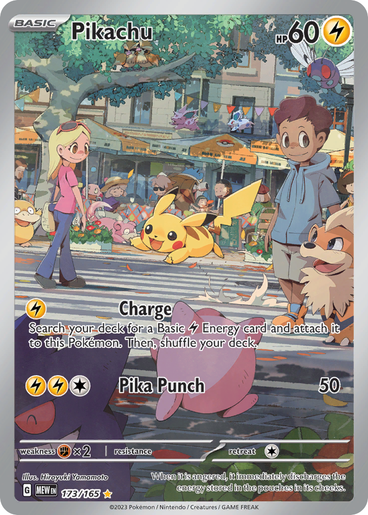 151 Set Pikachu #173/165